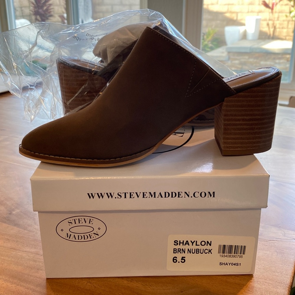 Steve Madden Mules (brand new)
